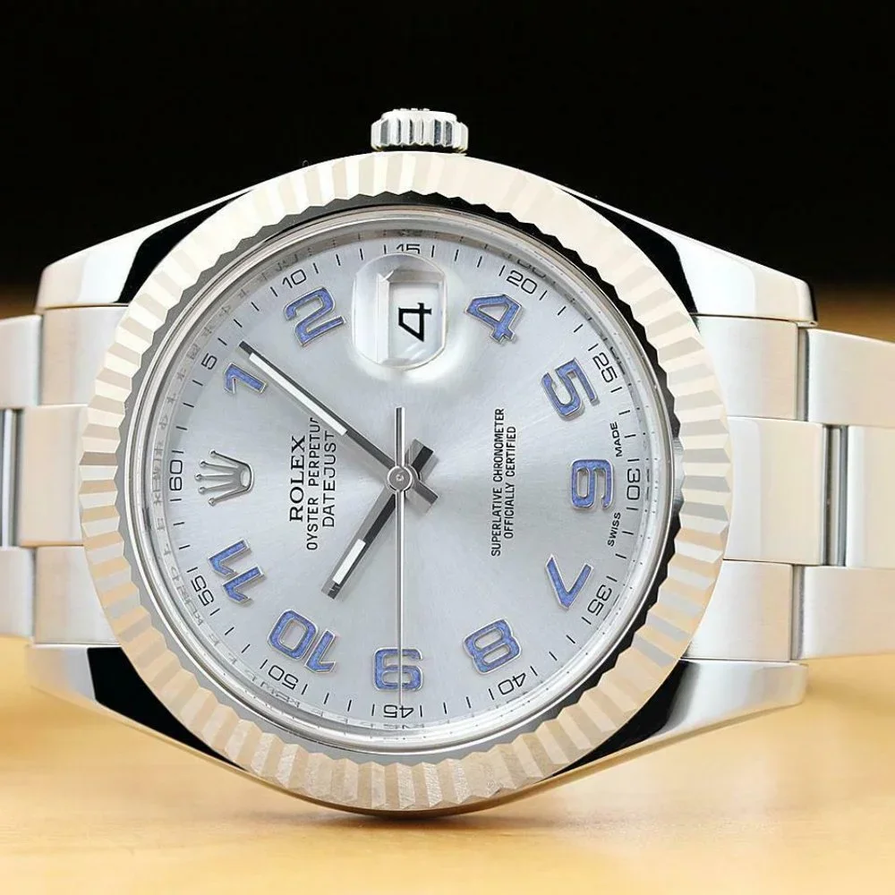 Men's Rolex Datejust II 41mm Watch w/ box + cards